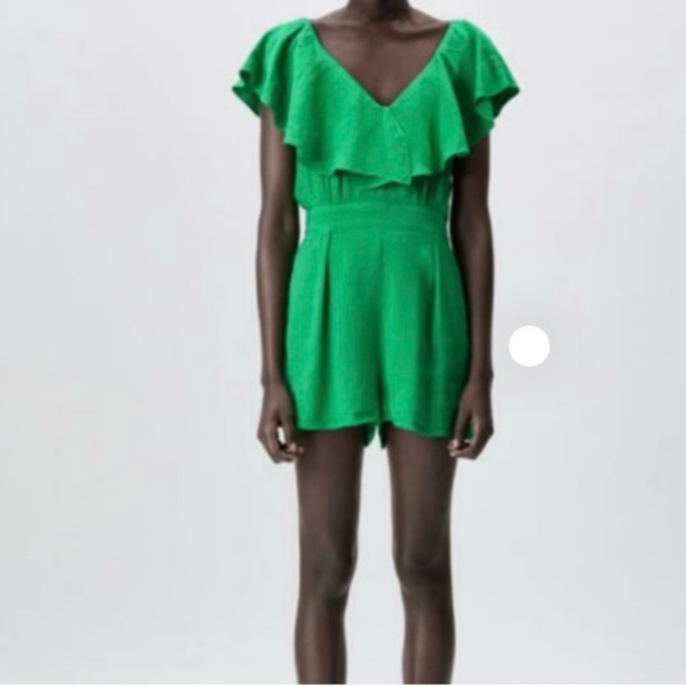 Green Zara Romper size M